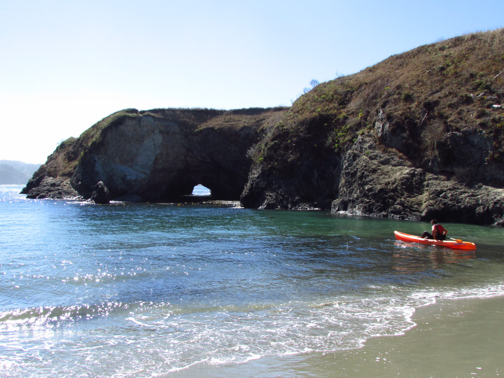 Heading for the caves...